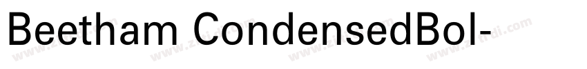 Beetham CondensedBol字体转换